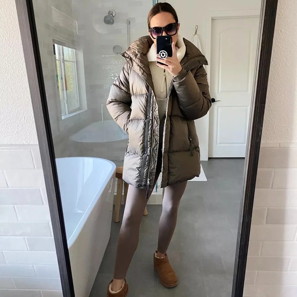 Varley Canton Down Jacket — brushed olive metallic - Picture 5 of 11